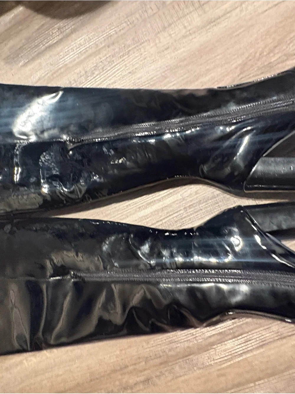 Women’s Black High Heel Knee-High Boots